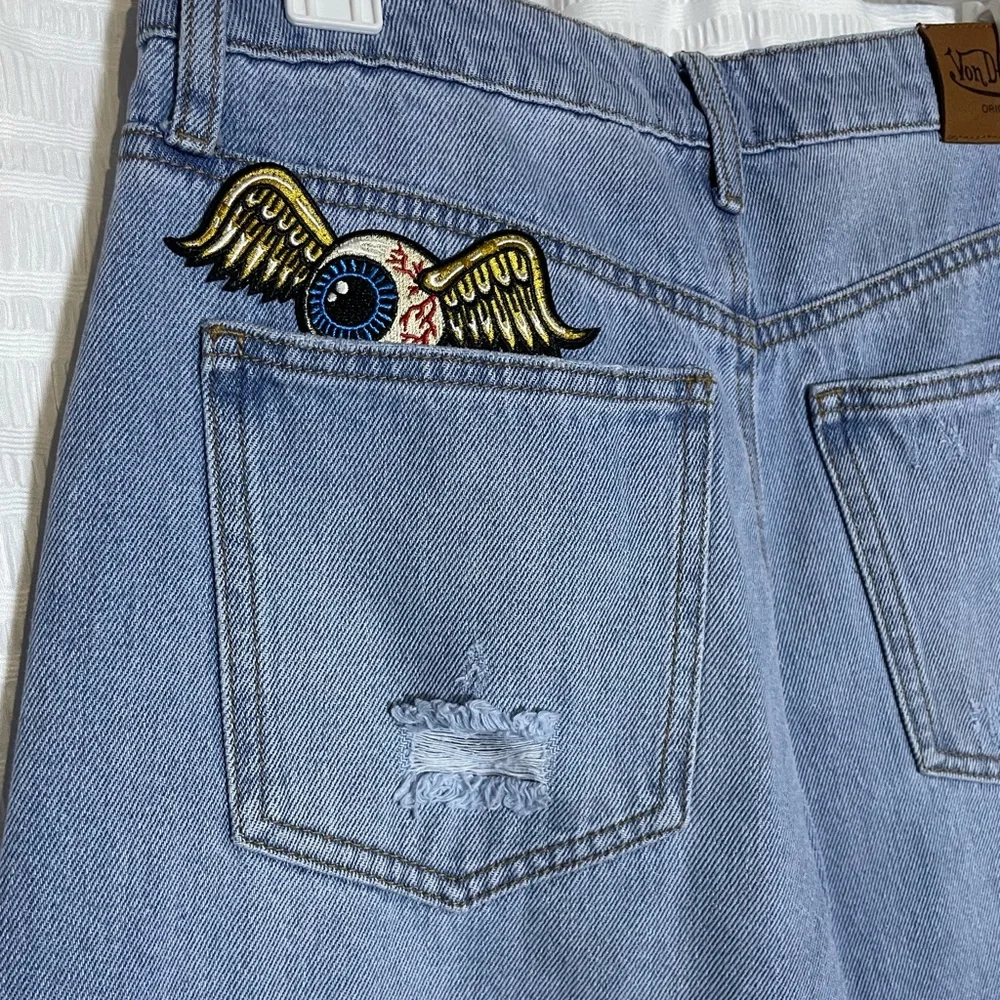 Von Dutch Blue Jeans with Colorful Patches size 26 - Picture 9 of 15